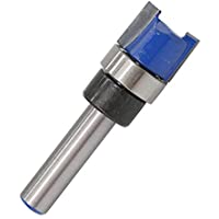 Zkenyao-Router bit para la Herramienta CNC de carburo de tungsteno de Madera- Cortador de fresado Recto con rodamiento…